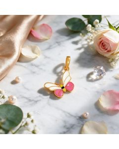 Butterfly Gold Casual Pendant For Kids