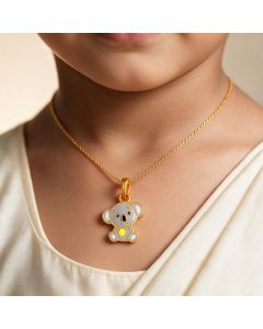Koala Charm Gold Casual Pendant For Kids