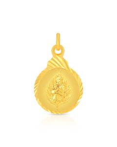 Krishna Gold Religious Pendant