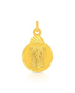 Guruvayoorappan Gold Religious Pendant