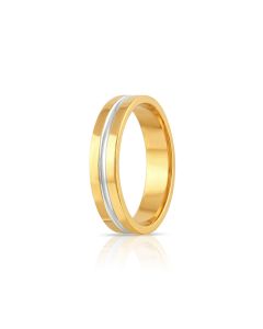 Signature Line Gold Band Ring