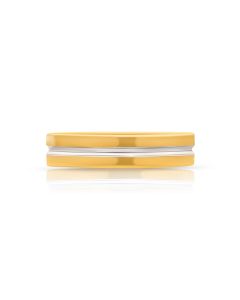 Signature Line Gold Band Ring