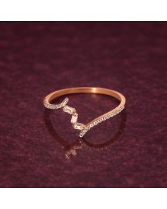 Wave Muse Gold Casual Ring
