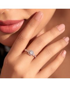 Hexa Glow Gold Casual Ring