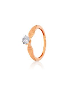 Luna White Gold Casual Ring