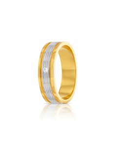 Lucent Fusion Gold Band Ring