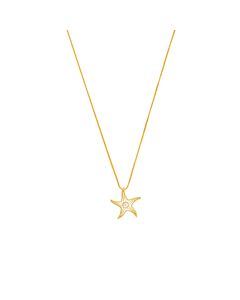 Oceana Starlet Pearl Gold Pendant Chain