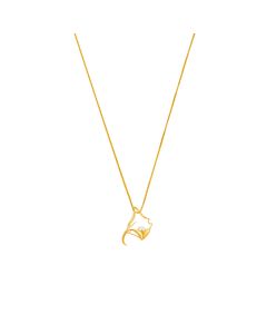 Oceana Rayfin Glow Gold Pendant Chain