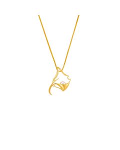 Oceana Rayfin Glow Gold Pendant Chain