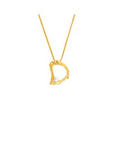 Oceana Mystic Oyster Gold Pendant Chain