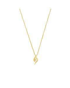 Oceana Sea Swirl Gold Pendant Chain