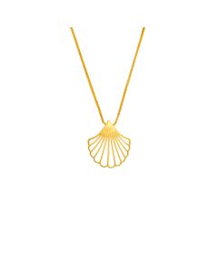 Oceana Shell Serenity Gold Pendant Chain