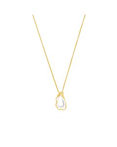 Oceana Sea Cradle Gold Pendant Chain