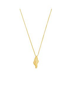 Oceana Shell Bloom Gold Pendant Chain