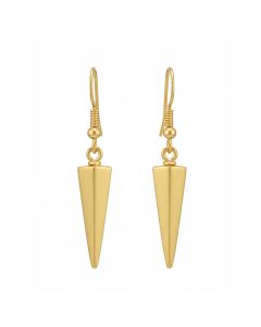 Zayra Spike Drop Silver Earrings