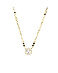 Sutra Halo Solitaire Mangalsutra