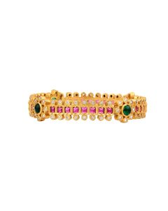 Anaya Gold Broad Bangle