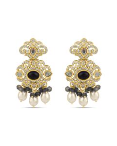 Ziva Gemstone Drop Earrings