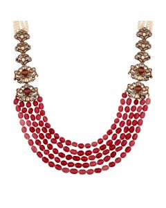 Meher Gemstone Beaded Necklace