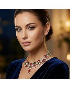 Aurora Prism Gemstone Necklace