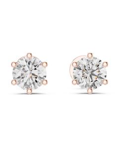 Ira Solitaire Stud Earrings
