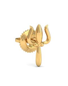 Trident Men's Gold Stud