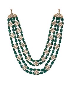 Kundan Pearl Adjustable Necklace