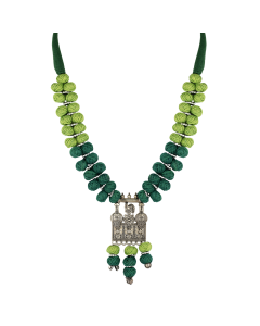 Aarvi Silver Thread Necklace