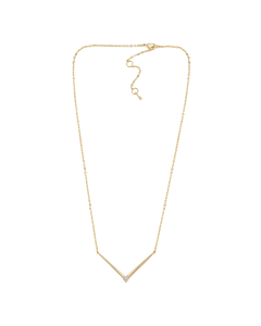 Vihana Minimal V-Pendant Necklace