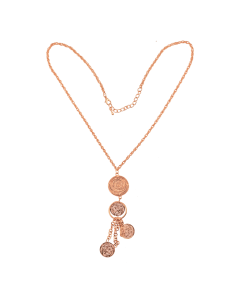 Textured Gold Bead Chain Necklace