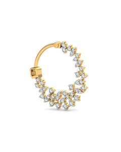 Scattered Diamond Nose Ring