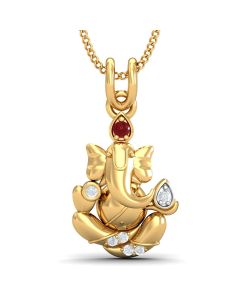Lal Ganesha Pendant