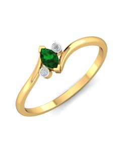 Marquise Emerald Ring