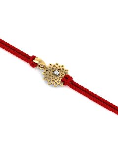 Abstract Diamond Rakhi cum Pendant