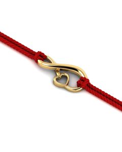 Infinity Gold Rakhi Cum Pendant