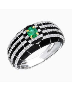 Emerald band Ring