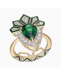 Tsavorite Ring cum pendant