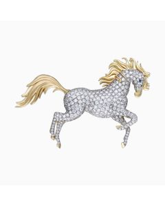 Galloping Horse Brooch