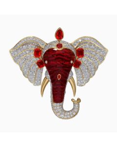 Red Elephant brooch