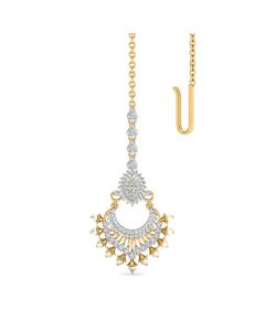 Peacock Pearl Maang Tikka